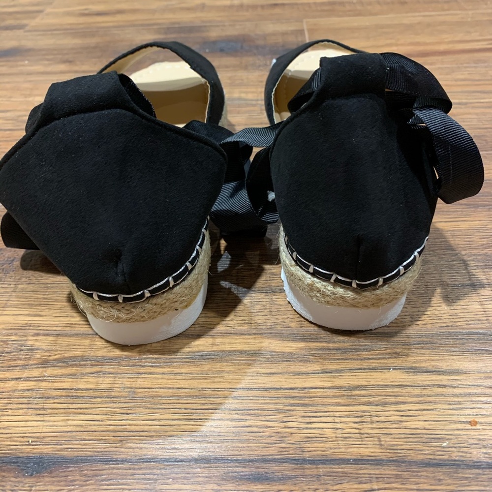 🌸Black Espadrille sandal🌸 - Picture 5 of 7